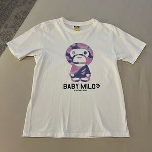 BAPE
White Liquid Camo Baby Milo T-Shirt